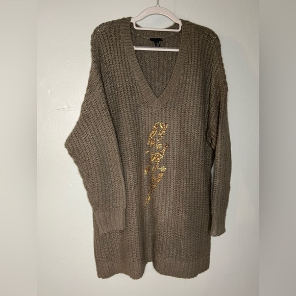 Torrid Chunky Pullover Tunic Sweater - Picture 3 of 7